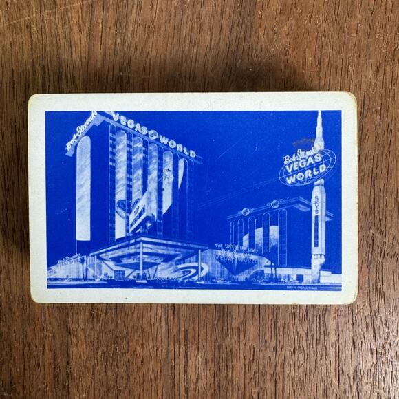 Vintage Las Vegas Bob Stupak Vegas World Casino Playing Cards Complete Deck‎ - Picture 1 of 4
